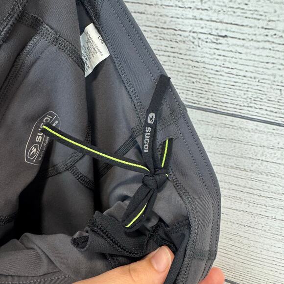 Sugoi Women's Gray Active Workout Cropped Leggings Size Large - Picture 8 of 10